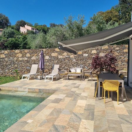 Rez De Villa Avec Piscine Privee, Wifi, Jardin Cloture Penta di Casinca المظهر الخارجي الصورة